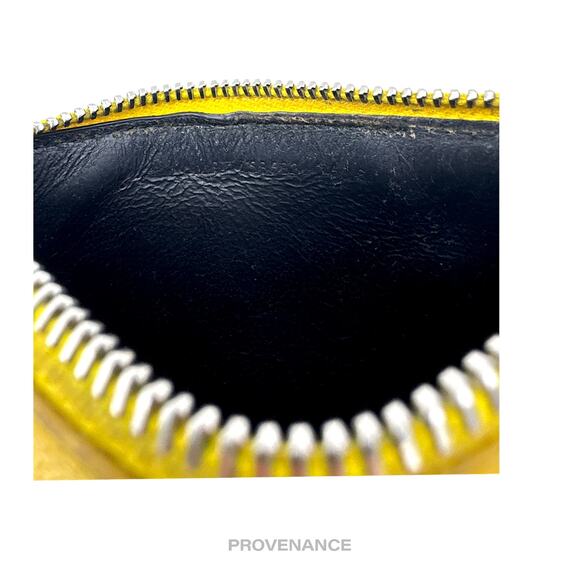 🔴 Saint Laurent Paris SLP Fragment Zip Card Wallet - Yellow - Picture 9 of 9